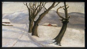 冬季景观，c.1920 作者 卡洛·费拉里奥（Carlo Ferrario）